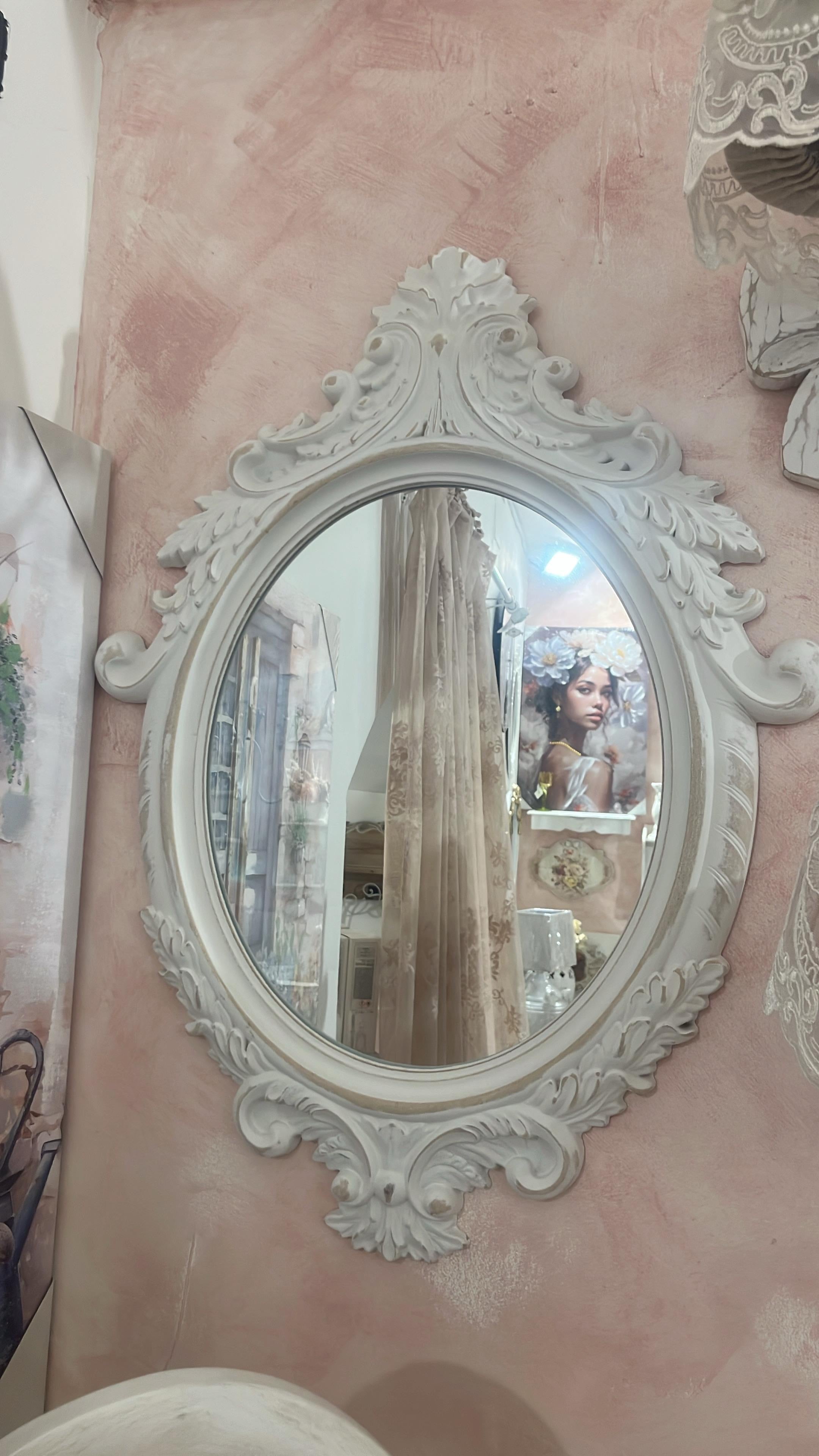 Specchio arte di nacchi