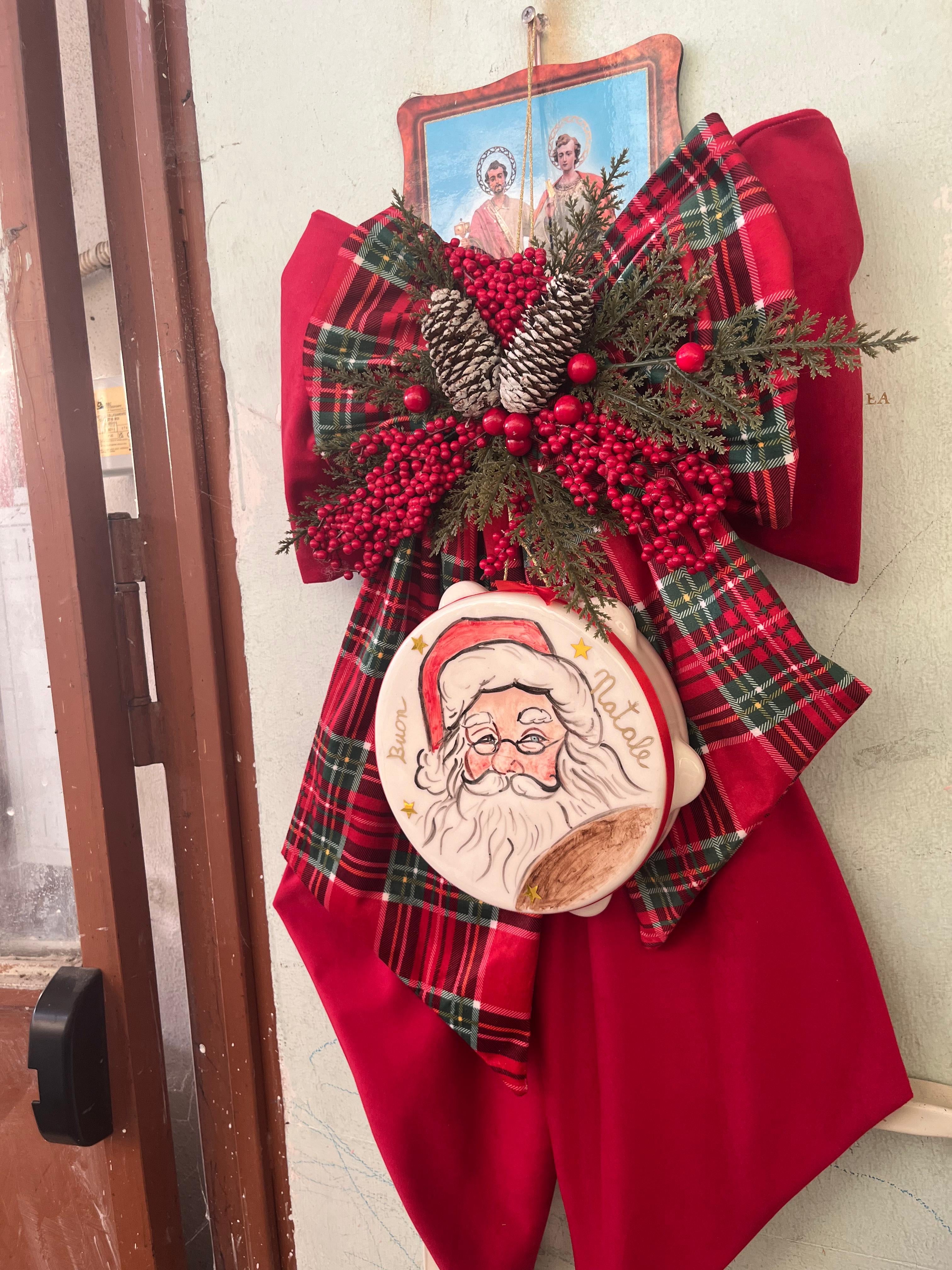 Fiocco natalizio gigante